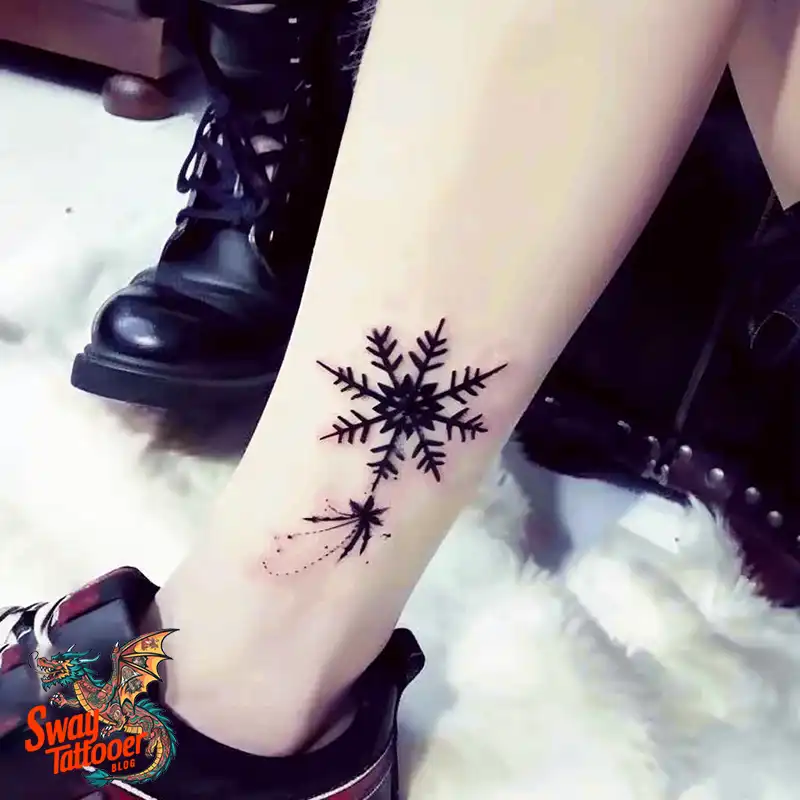 120 Snowflake Tattoo Design Ideas: Unique, Frozen Art 84 Snowflake Tattoo