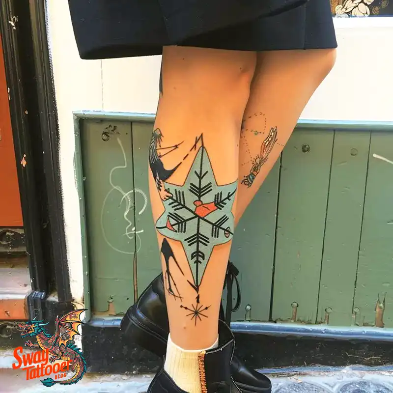 120 Snowflake Tattoo Design Ideas: Unique, Frozen Art 83 Snowflake Tattoo