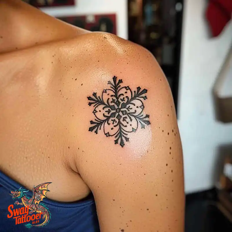 120 Snowflake Tattoo Design Ideas: Unique, Frozen Art 116 Snowflake Tattoo