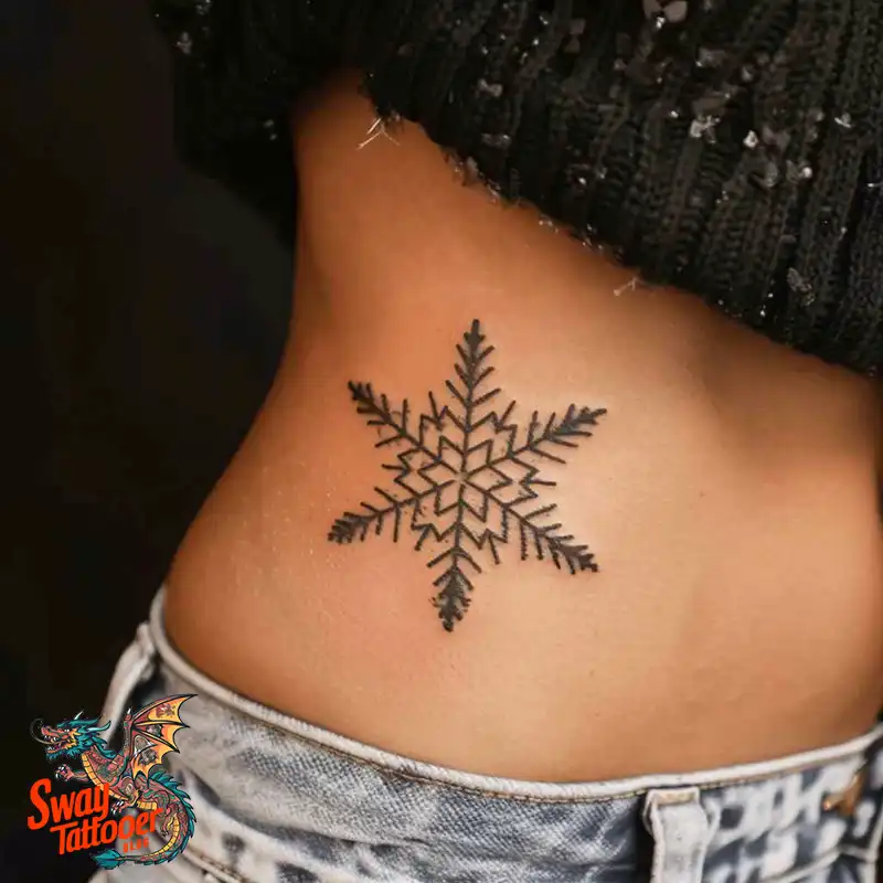 120 Snowflake Tattoo Design Ideas: Unique, Frozen Art 119 Snowflake Tattoo