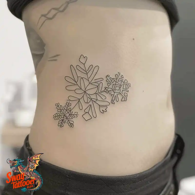 120 Snowflake Tattoo Design Ideas: Unique, Frozen Art 42 Snowflake Tattoo