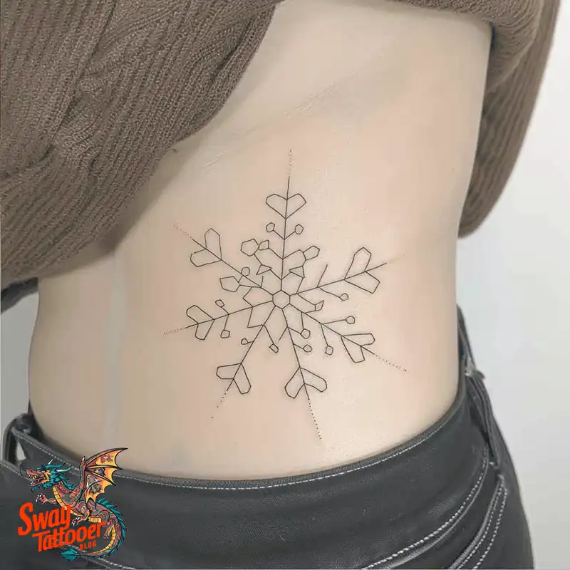 120 Snowflake Tattoo Design Ideas: Unique, Frozen Art 39 Snowflake Tattoo