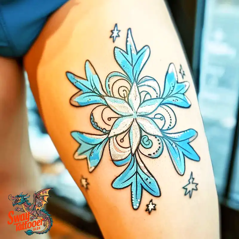 120 Snowflake Tattoo Design Ideas: Unique, Frozen Art 38 Snowflake Tattoo