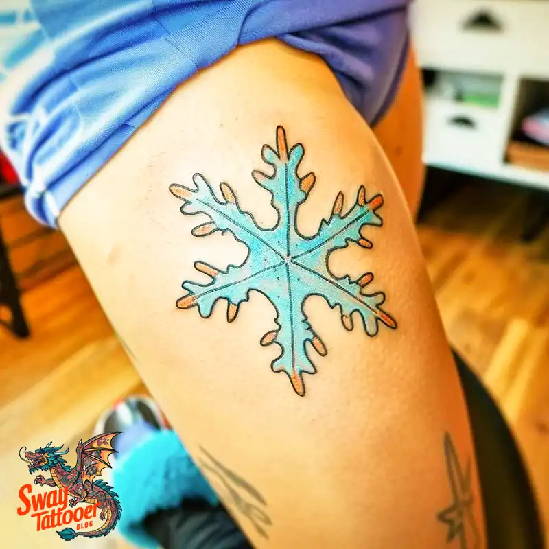 120 Snowflake Tattoo Design Ideas: Unique, Frozen Art 32 Snowflake Tattoo