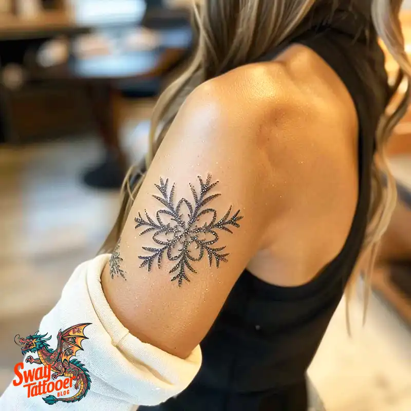 120 Snowflake Tattoo Design Ideas: Unique, Frozen Art 26 Snowflake Tattoo