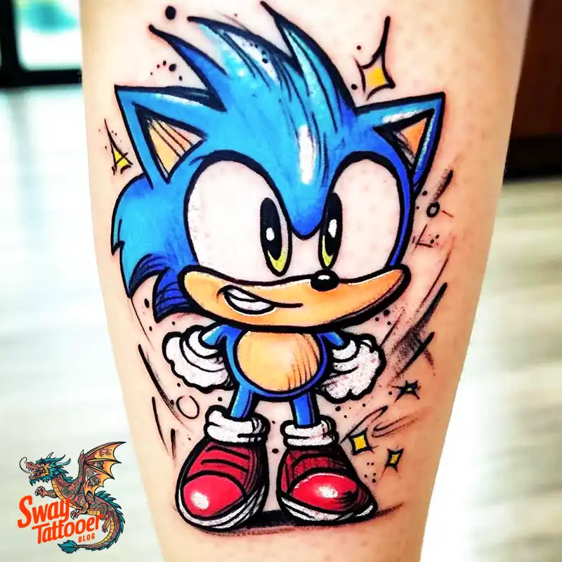 100 Sonic the Hedgehog Tattoos: Symbolism & Design Ideas 66 Sonic Tattoo