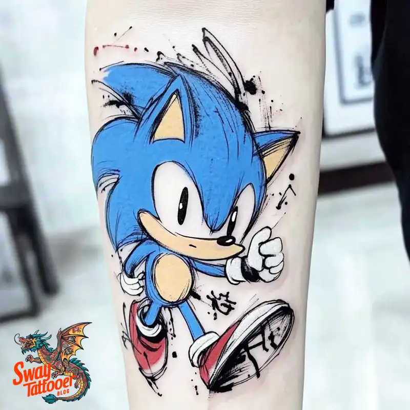100 Sonic the Hedgehog Tattoos: Symbolism & Design Ideas 57 Sonic Tattoo