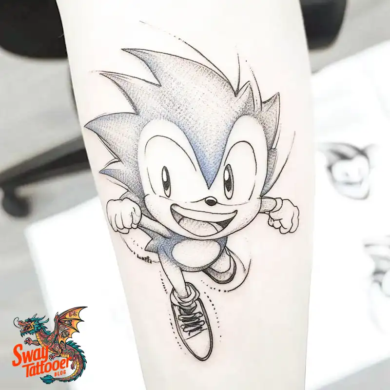 100 Sonic the Hedgehog Tattoos: Symbolism & Design Ideas 33 Sonic the Hedgehog Tattoo