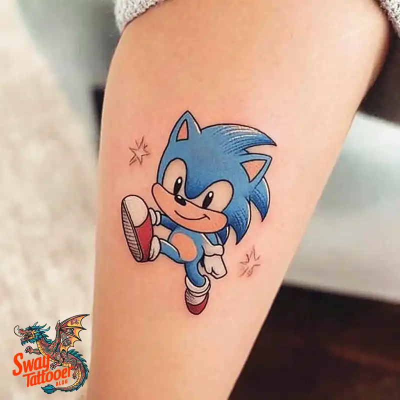 100 Sonic the Hedgehog Tattoos: Symbolism & Design Ideas 32 Sonic the Hedgehog Tattoo