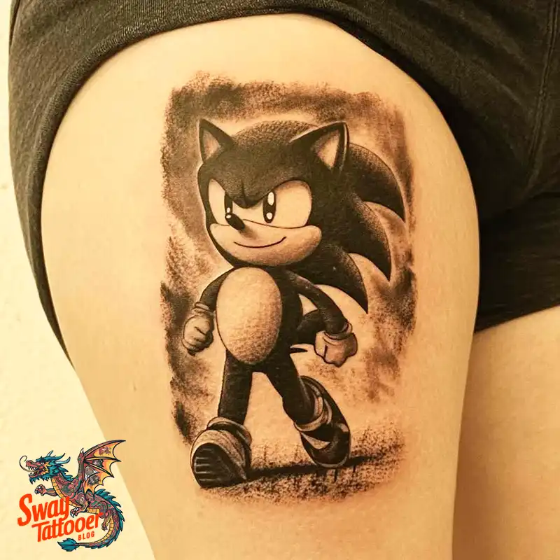 100 Sonic the Hedgehog Tattoos: Symbolism & Design Ideas 26 Sonic the Hedgehog Tattoo