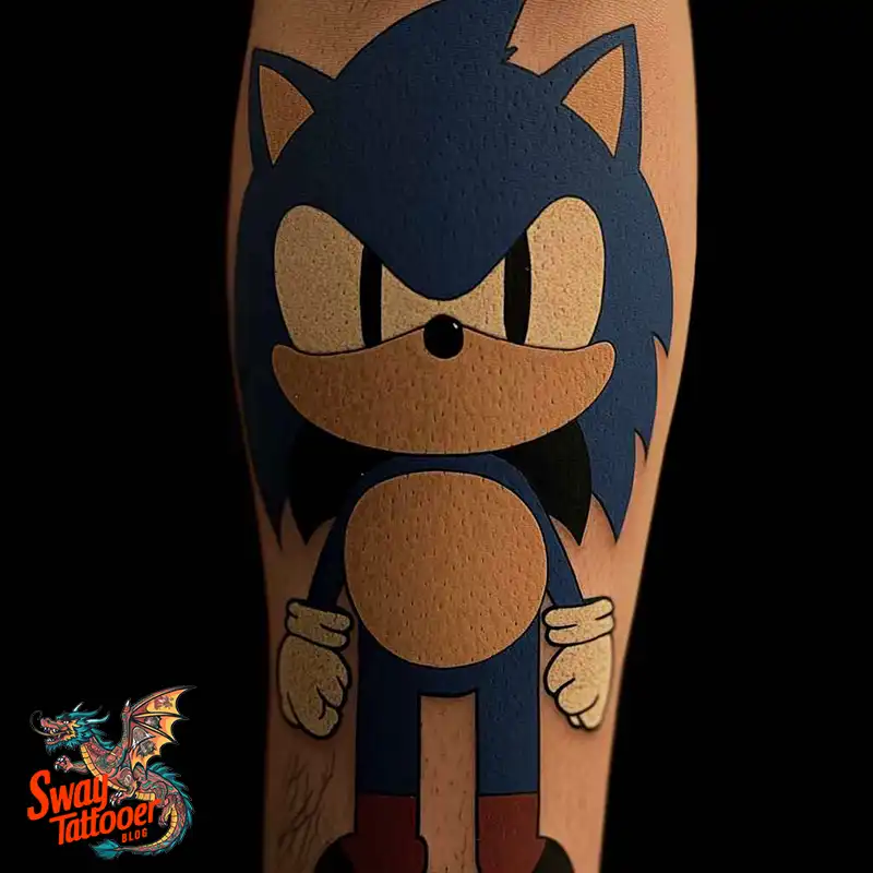 100 Sonic the Hedgehog Tattoos: Symbolism & Design Ideas 19 Sonic the Hedgehog Tattoo