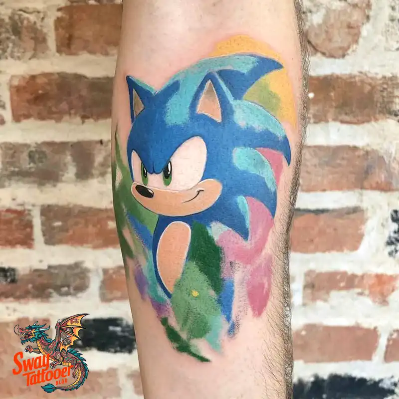 100 Sonic the Hedgehog Tattoos: Symbolism & Design Ideas 17 Sonic the Hedgehog Tattoo