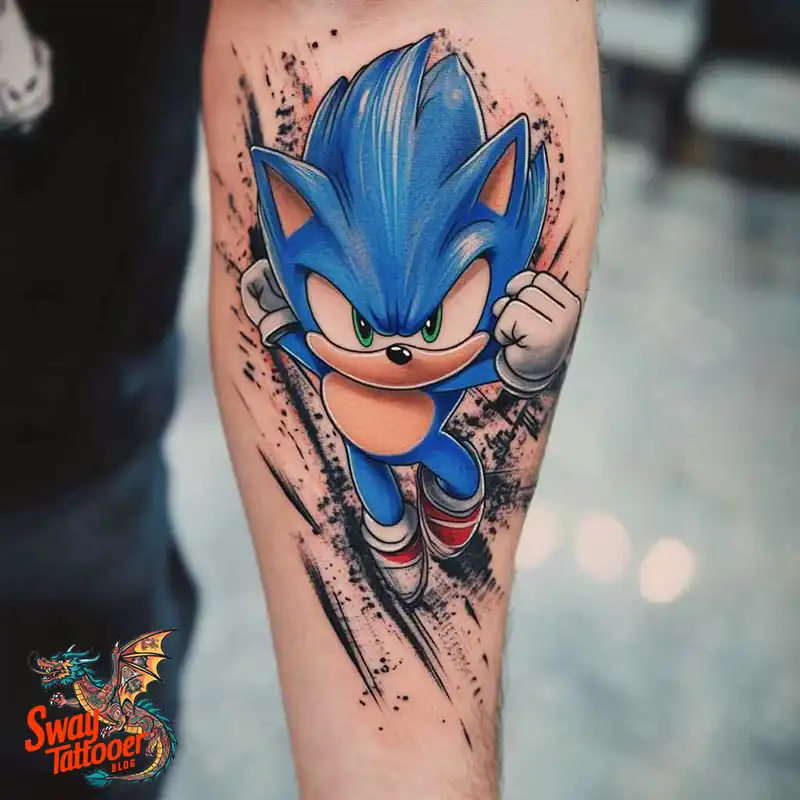 100 Sonic the Hedgehog Tattoos: Symbolism & Design Ideas 15 Sonic the Hedgehog Tattoo