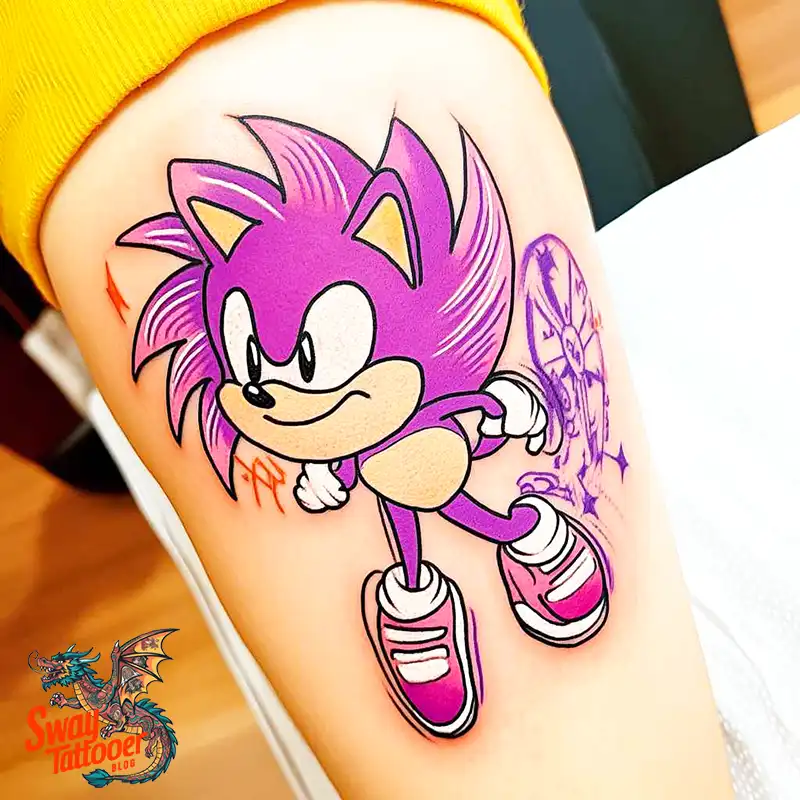 100 Sonic the Hedgehog Tattoos: Symbolism & Design Ideas 14 Sonic the Hedgehog Tattoo