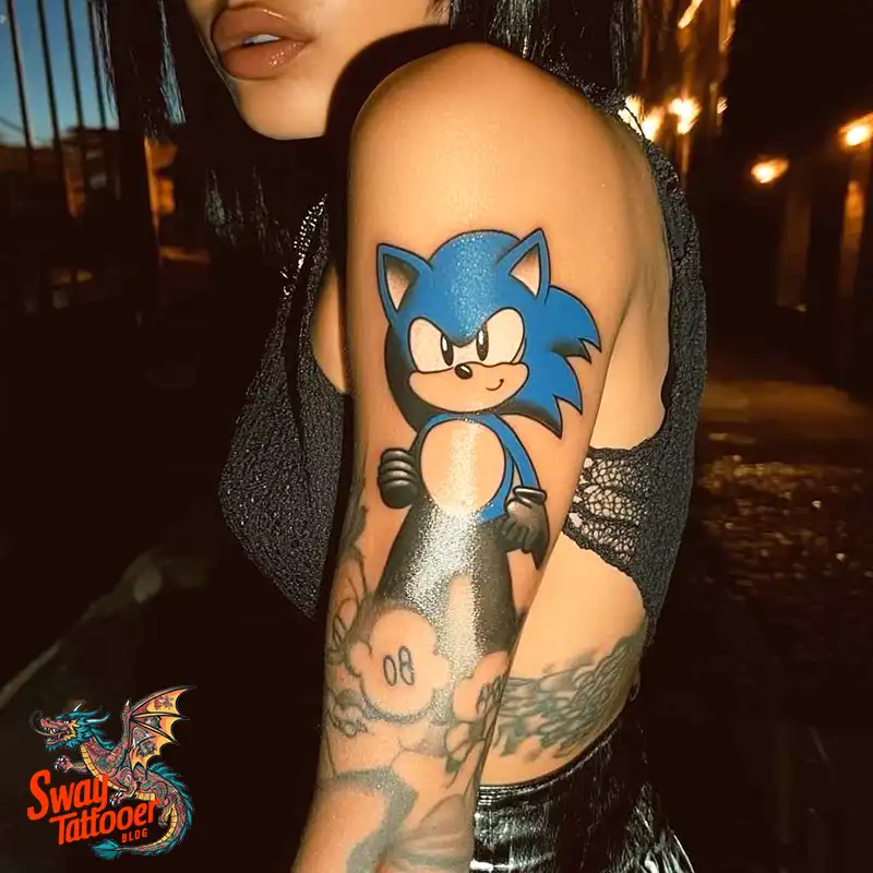 100 Sonic the Hedgehog Tattoos: Symbolism & Design Ideas 8 Sonic the Hedgehog Tattoo