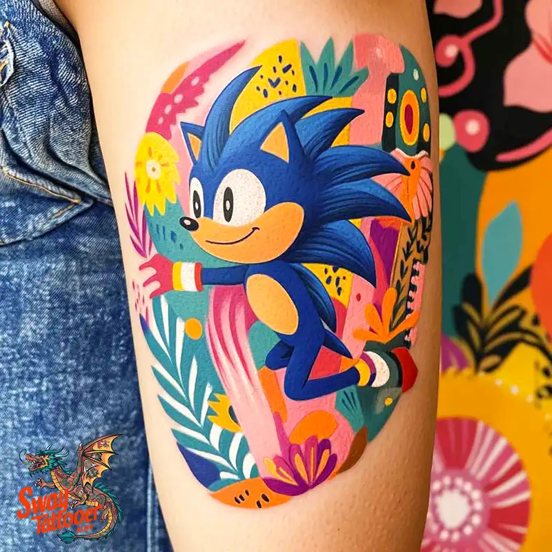 100 Sonic the Hedgehog Tattoos: Symbolism & Design Ideas 6 Sonic the Hedgehog Tattoo