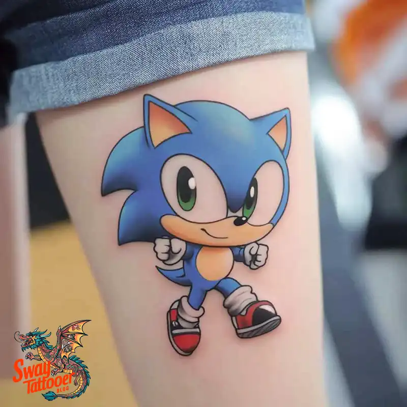 100 Sonic the Hedgehog Tattoos: Symbolism & Design Ideas 4 Sonic the Hedgehog Tattoo