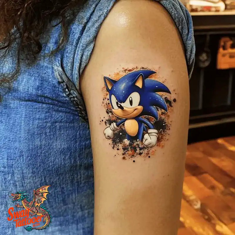 100 Sonic the Hedgehog Tattoos: Symbolism & Design Ideas 3 Sonic the Hedgehog Tattoo