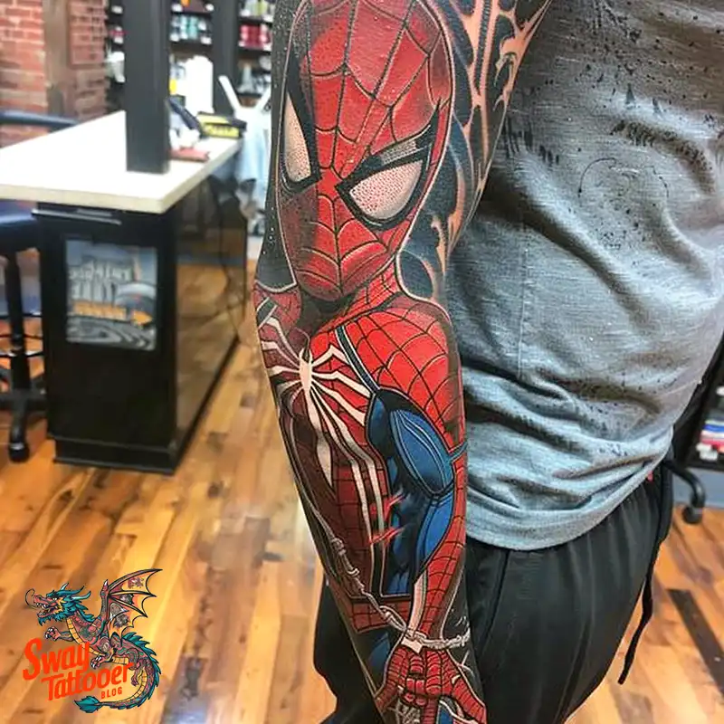 A Guide to Spiderman Tattoo Design Ideas with Meaning 45 Spiderman Tattoo