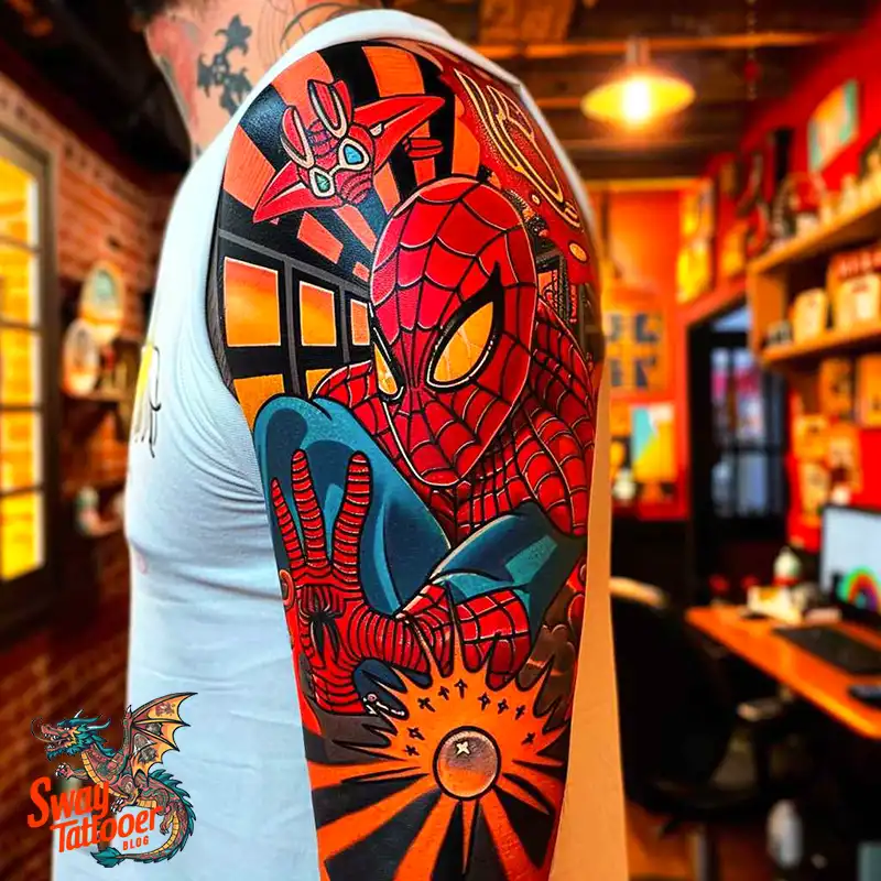 A Guide to Spiderman Tattoo Design Ideas with Meaning 39 Spiderman Tattoo