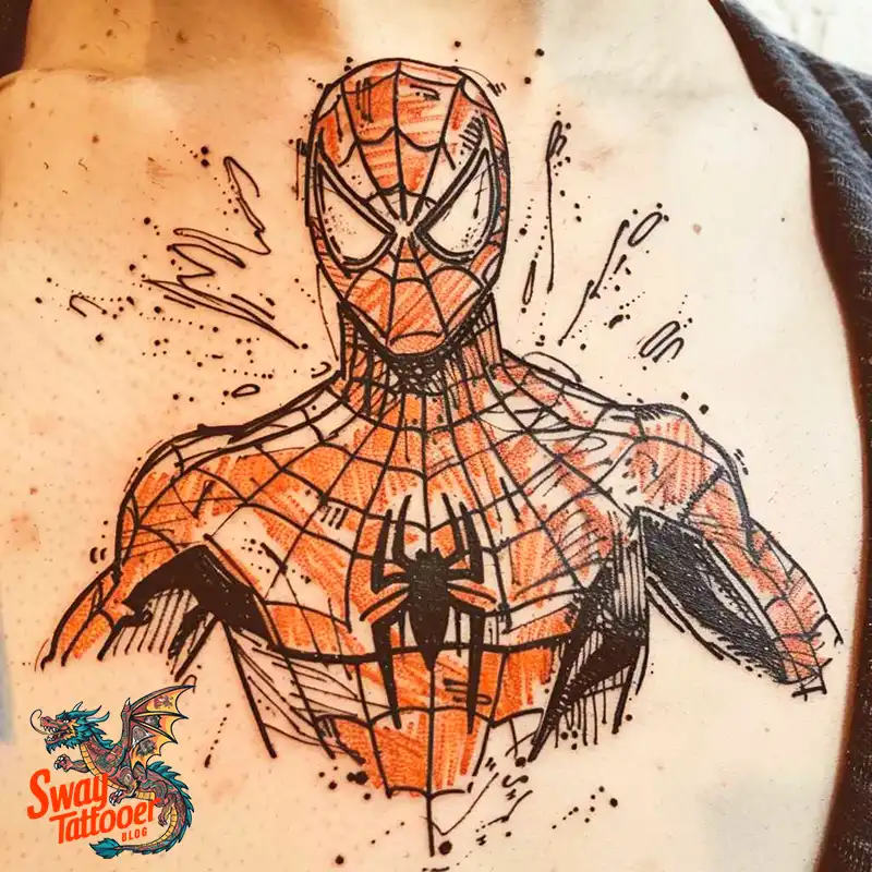 A Guide to Spiderman Tattoo Design Ideas with Meaning 24 Spiderman Tattoo