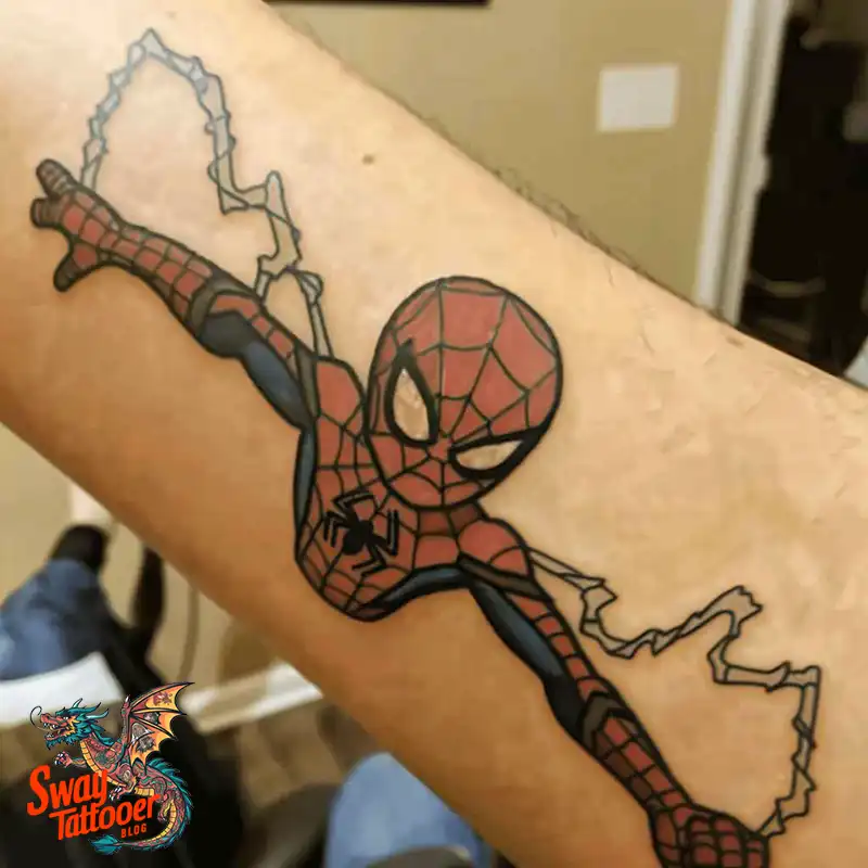 A Guide to Spiderman Tattoo Design Ideas with Meaning 18 Spiderman Tattoo