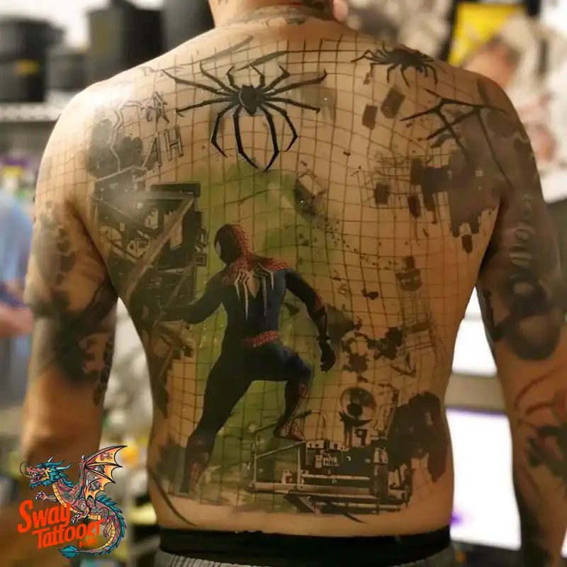 A Guide to Spiderman Tattoo Design Ideas with Meaning 11 Spiderman Tattoo