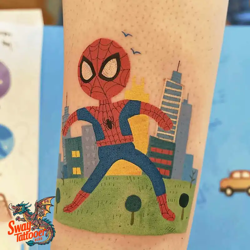 A Guide to Spiderman Tattoo Design Ideas with Meaning 8 Spiderman Tattoo
