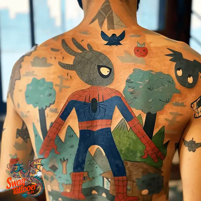 A Guide to Spiderman Tattoo Design Ideas with Meaning 7 Spiderman Tattoo
