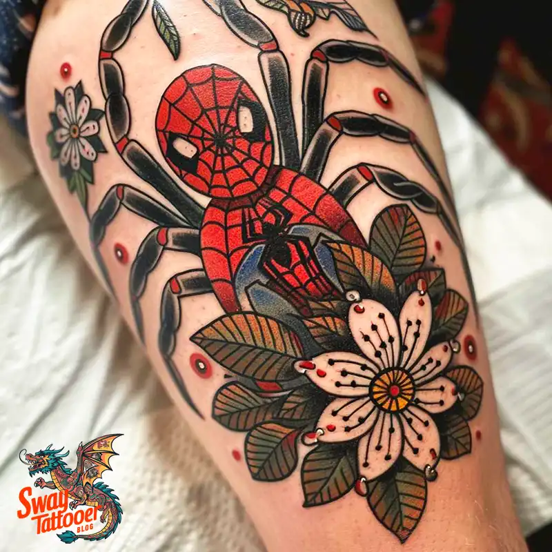 A Guide to Spiderman Tattoo Design Ideas with Meaning 1 Spiderman Tattoo