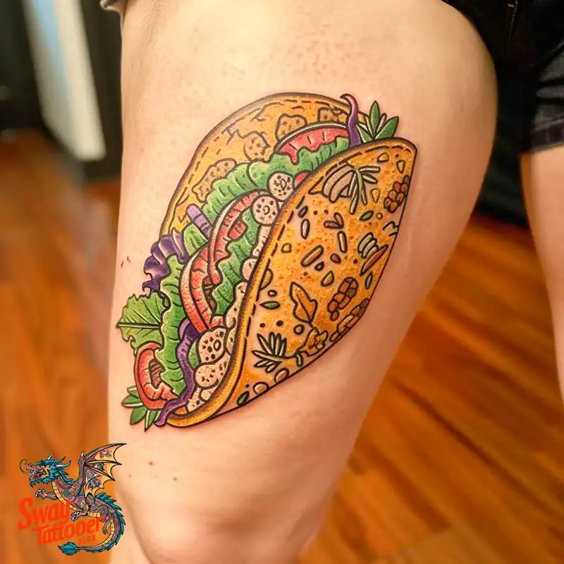 100 Taco Tattoo Design Ideas: Meaning, History & Ink Style 65 Taco Tattoo Design Ideas