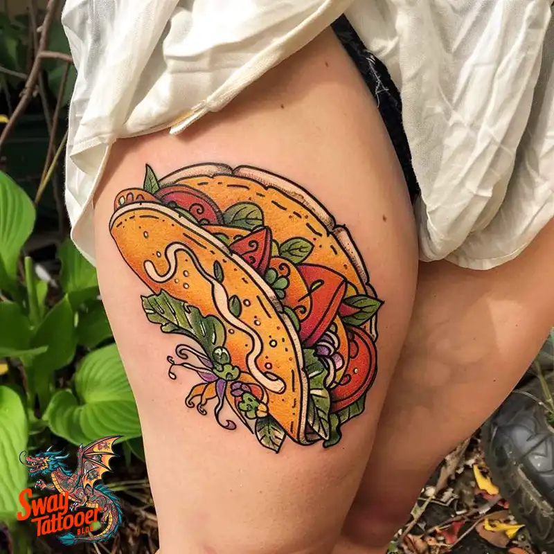 100 Taco Tattoo Design Ideas: Meaning, History & Ink Style 14 Taco Tattoo Design Ideas