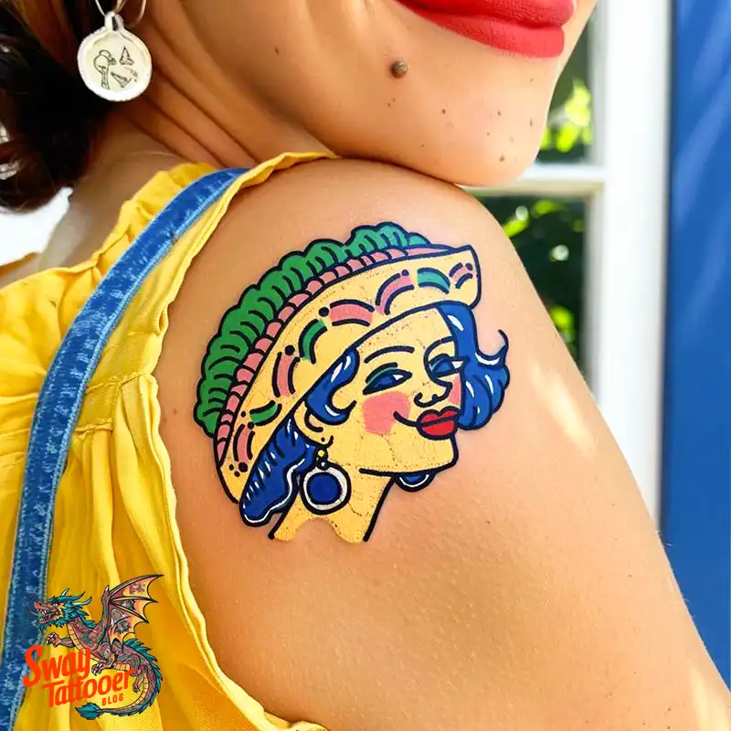 100 Taco Tattoo Design Ideas: Meaning, History & Ink Style 2 Taco Tattoo Design Ideas