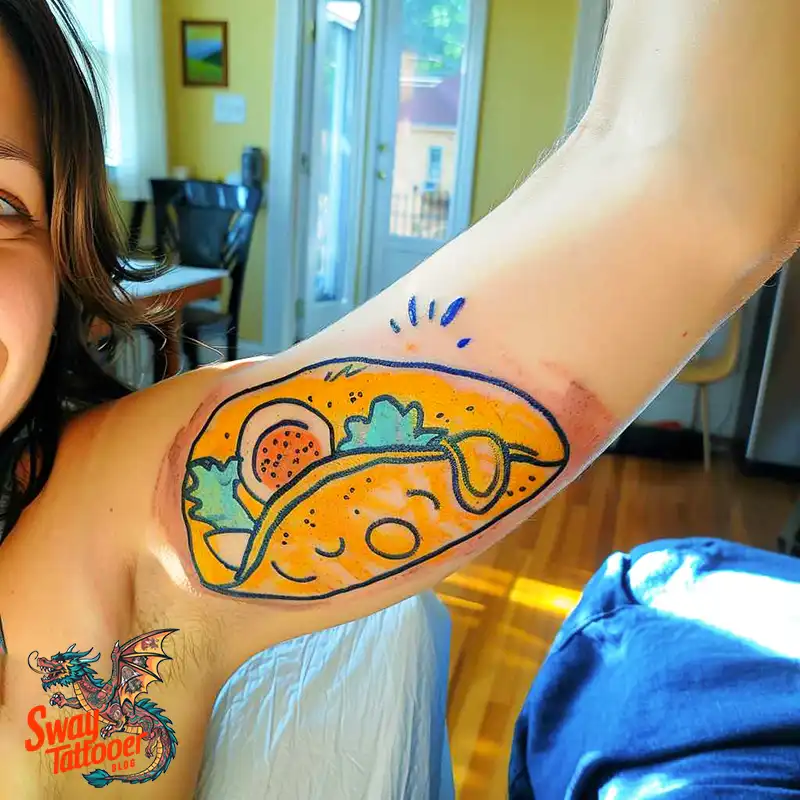 100 Taco Tattoo Design Ideas: Meaning, History & Ink Style 1 Taco Tattoo Design Ideas