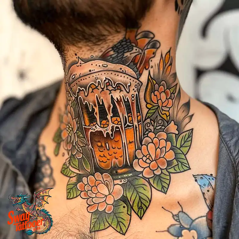 A Guide to the Throat Tattoo Design Ideas with Meaning 92 throat 1