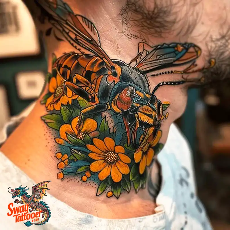 A Guide to the Throat Tattoo Design Ideas with Meaning 83 throat10