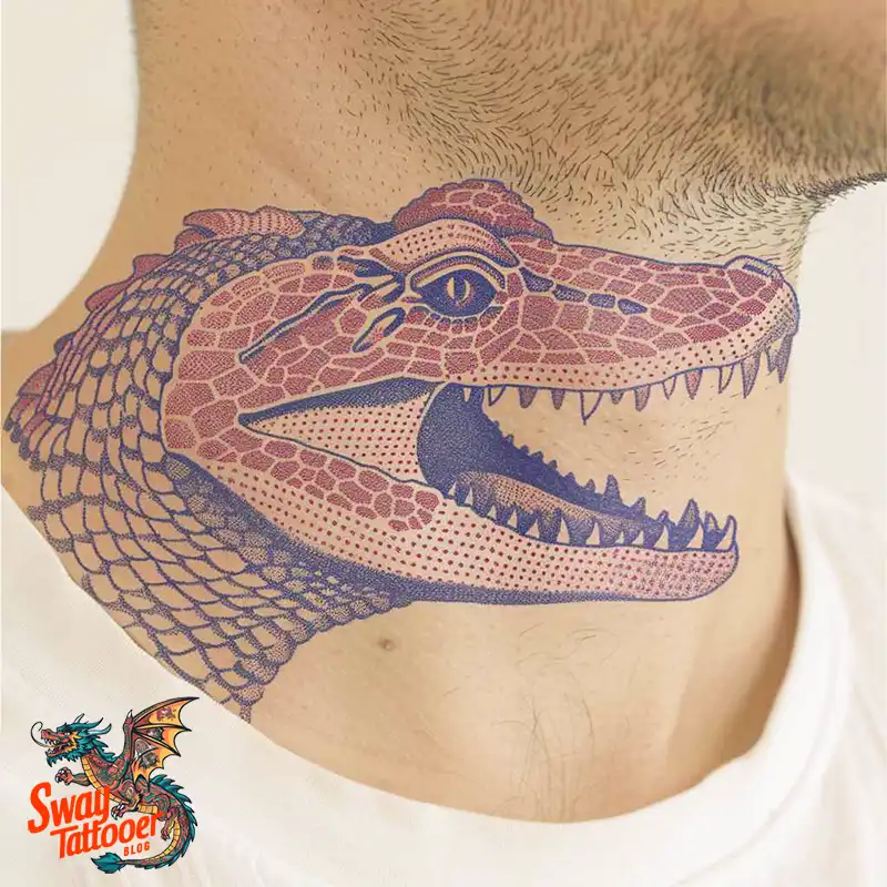 A Guide to the Throat Tattoo Design Ideas with Meaning 75 throat17