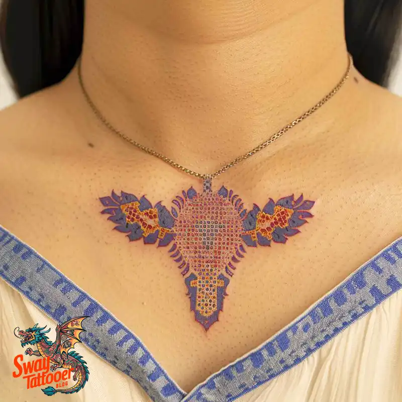 A Guide to the Throat Tattoo Design Ideas with Meaning 77 throat19