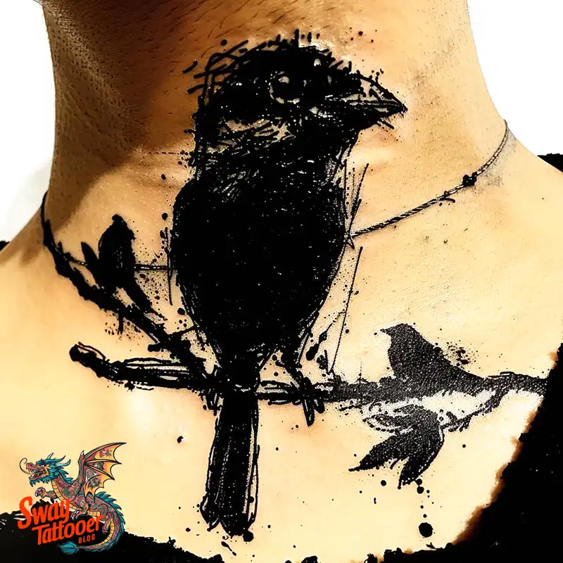 A Guide to the Throat Tattoo Design Ideas with Meaning 68 throat25