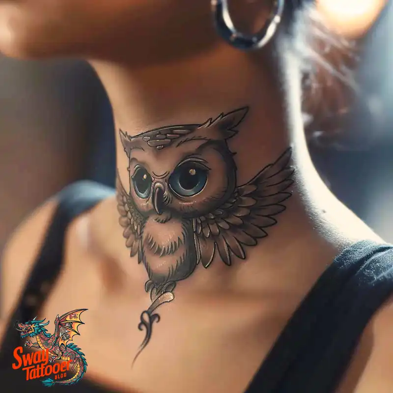 A Guide to the Throat Tattoo Design Ideas with Meaning 61 throat27
