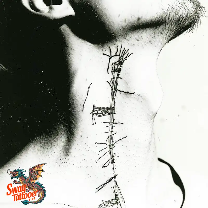 A Guide to the Throat Tattoo Design Ideas with Meaning 65 throat31