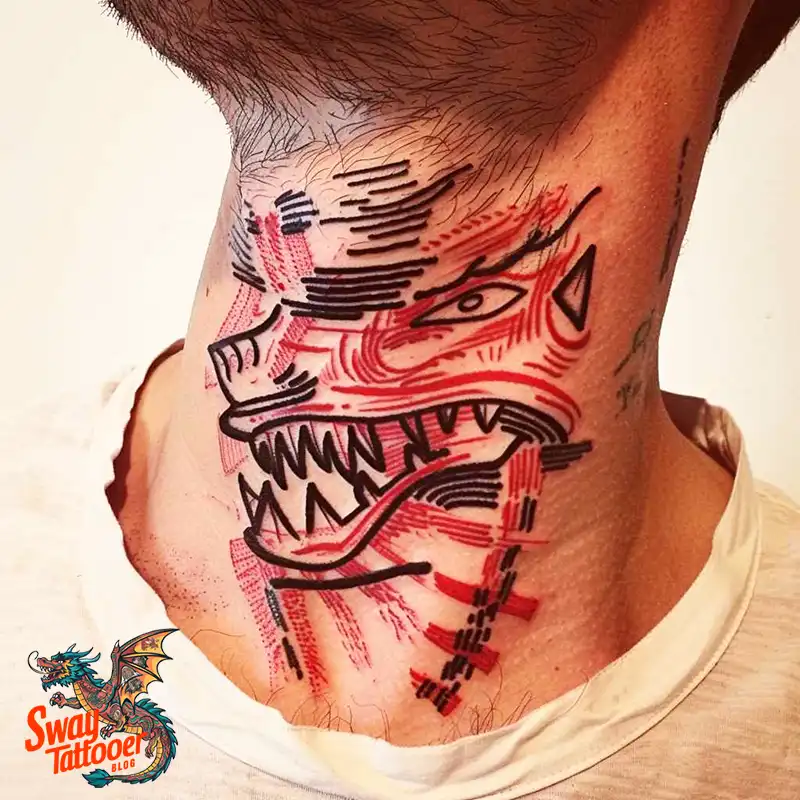 A Guide to the Throat Tattoo Design Ideas with Meaning 52 throat42