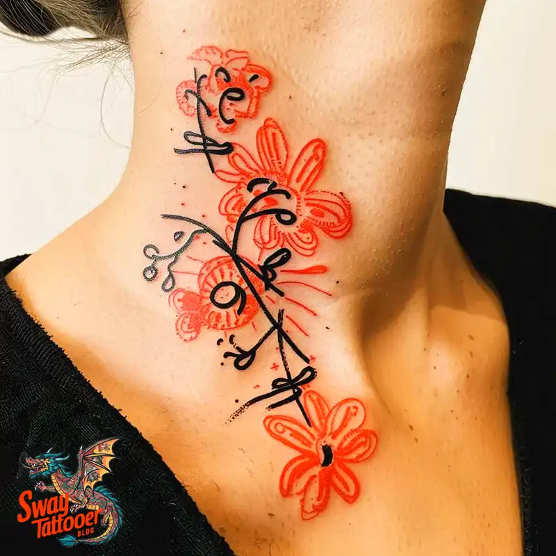 A Guide to the Throat Tattoo Design Ideas with Meaning 53 throat43