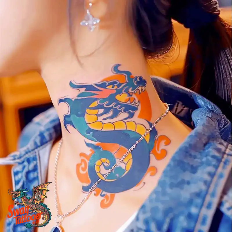 A Guide to the Throat Tattoo Design Ideas with Meaning 48 throat45