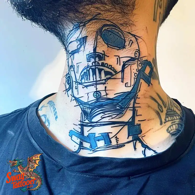 A Guide to the Throat Tattoo Design Ideas with Meaning 46 throat47