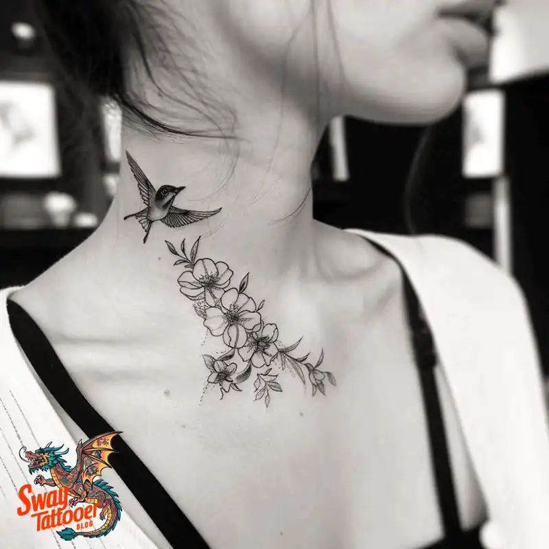 A Guide to the Throat Tattoo Design Ideas with Meaning 88 throat5
