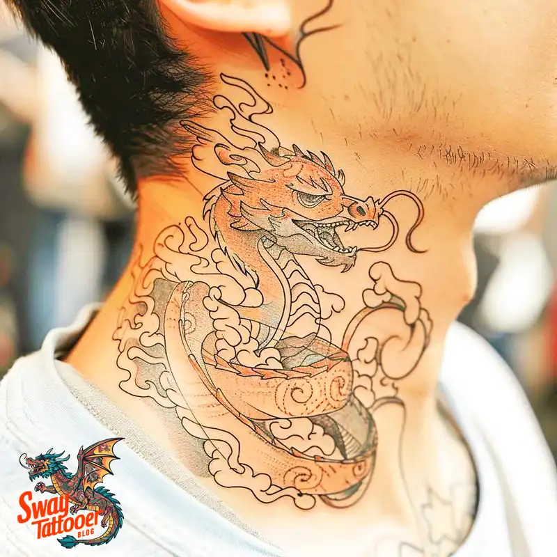 A Guide to the Throat Tattoo Design Ideas with Meaning 17 throat76