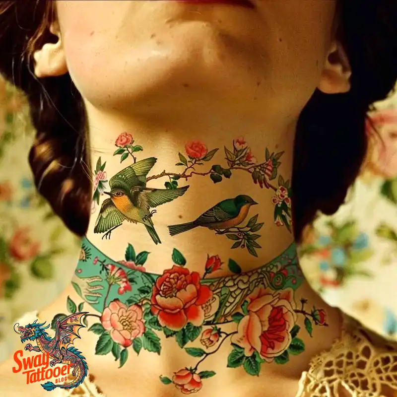 A Guide to the Throat Tattoo Design Ideas with Meaning 7 throat86