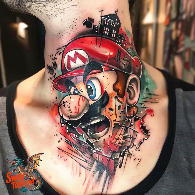 A Guide to the Throat Tattoo Design Ideas with Meaning 2 throat91