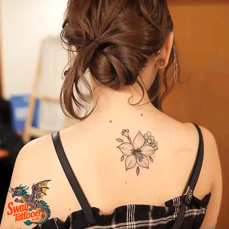 160 Amaryllis Flower Tattoo Designs: Symbolism and Style 39 amaryllis122